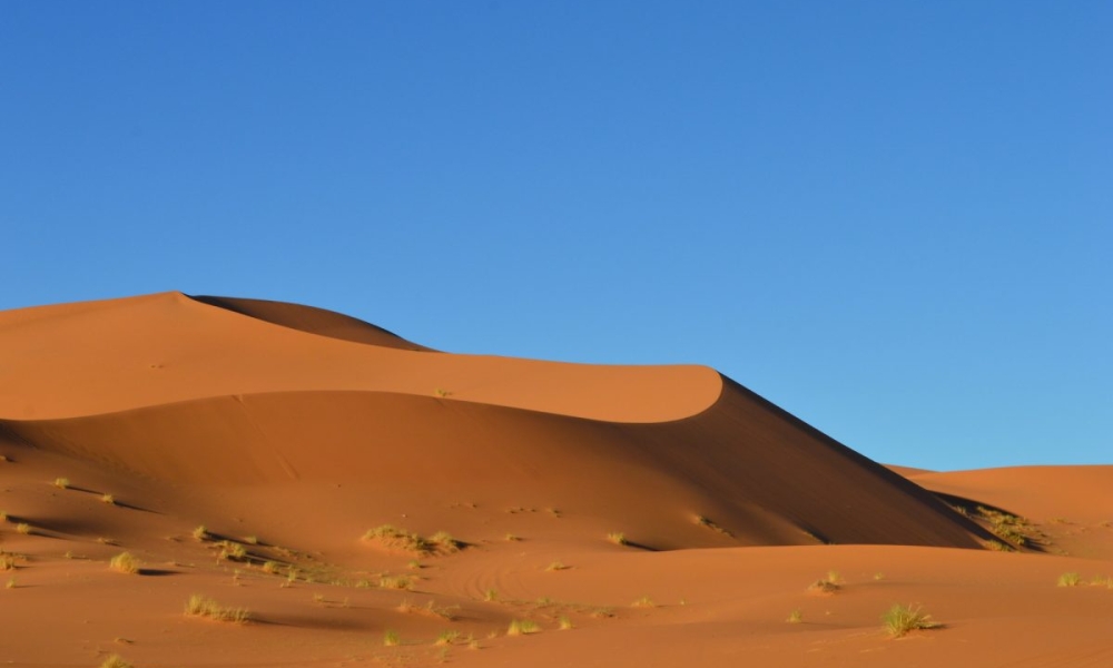 Une nuit dans le désert du Sahara au Maroc