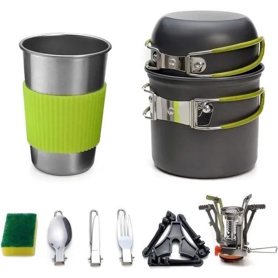kit de cuisine et réchaud